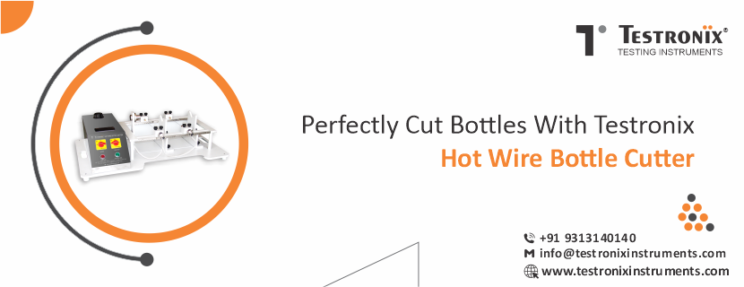 Perfectly cut bottles with Testronix hot wire bottle cutter