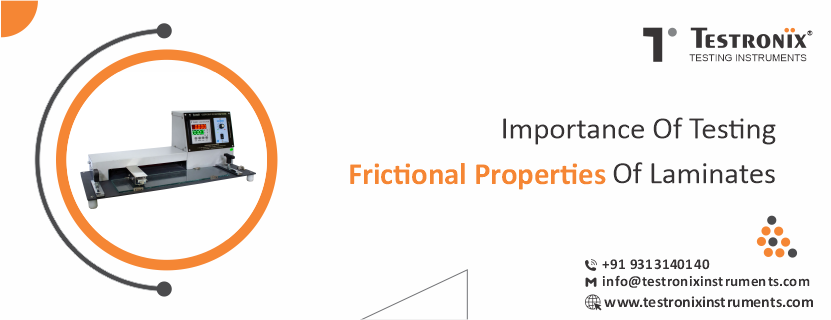Importance of testing frictional properties of laminates