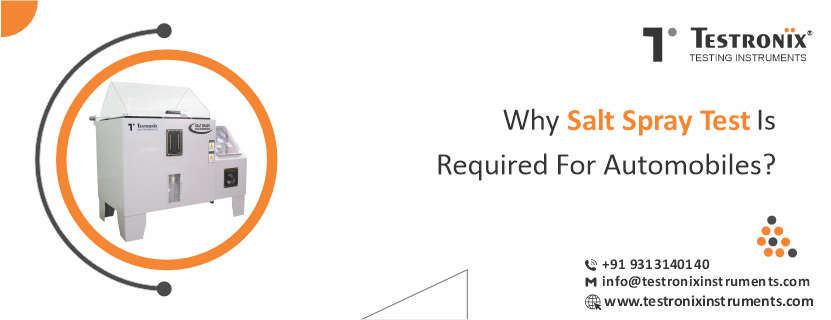 Why salt spray test is required for automobiles?