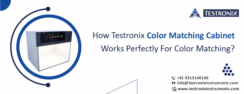 How Testronix color matching cabinet works perfectly for color matching?
