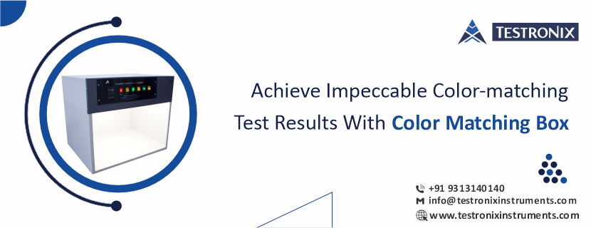 Achieve impeccable color matching test results with color matching box