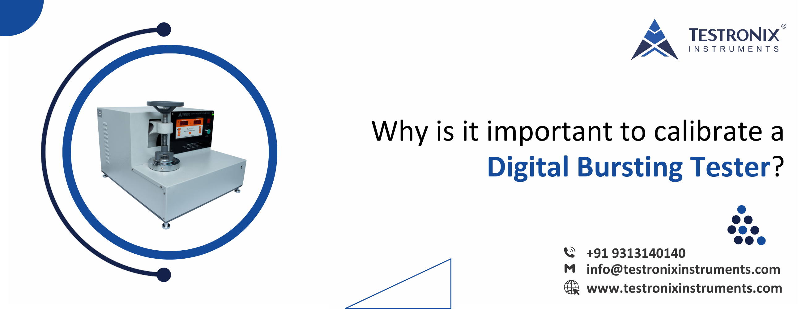 Why is it important to calibrate a digital bursting tester?