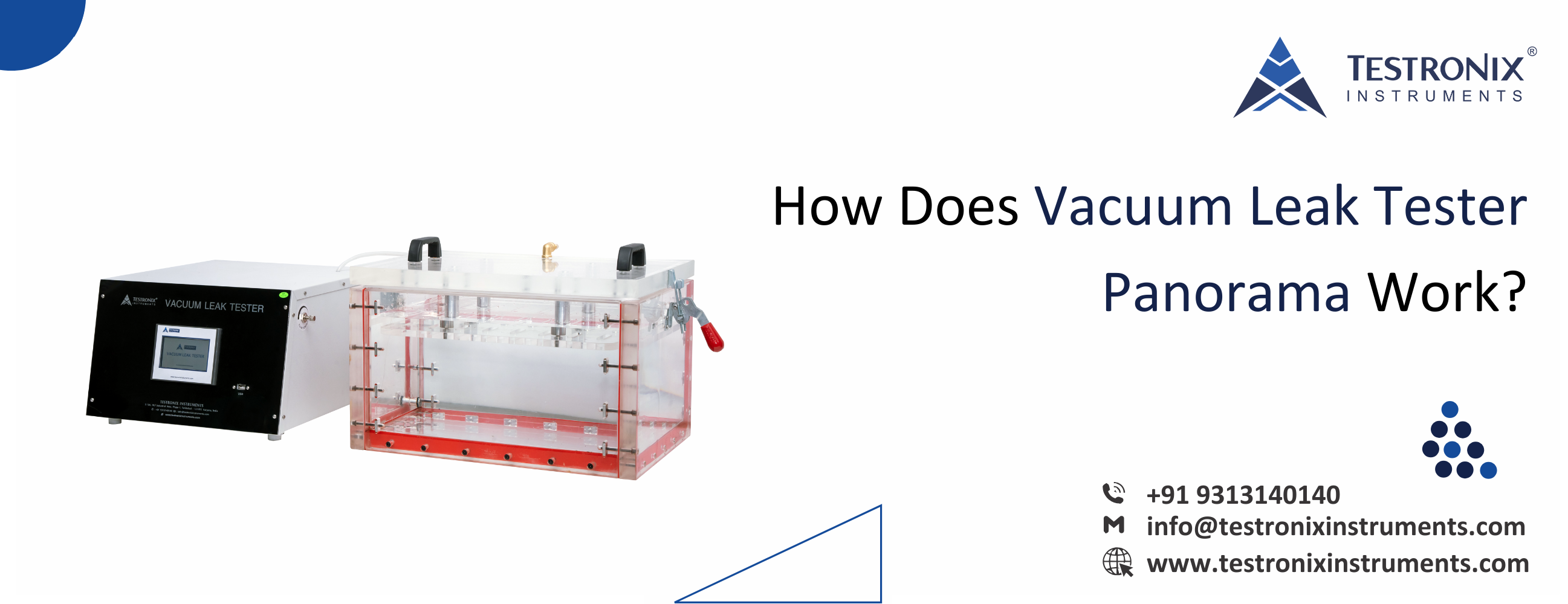 How does vacuum leak tester panorama work?