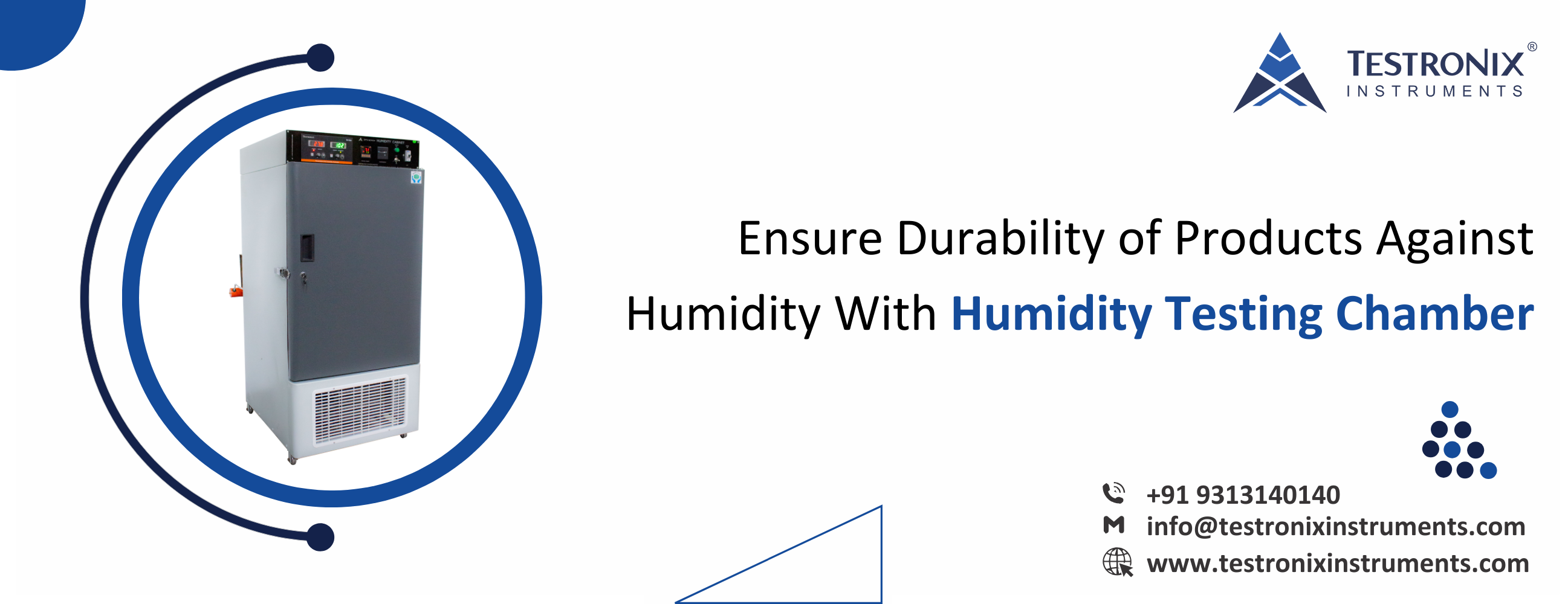 Ensure the durability of products against humidity with a humidity testing chamber
