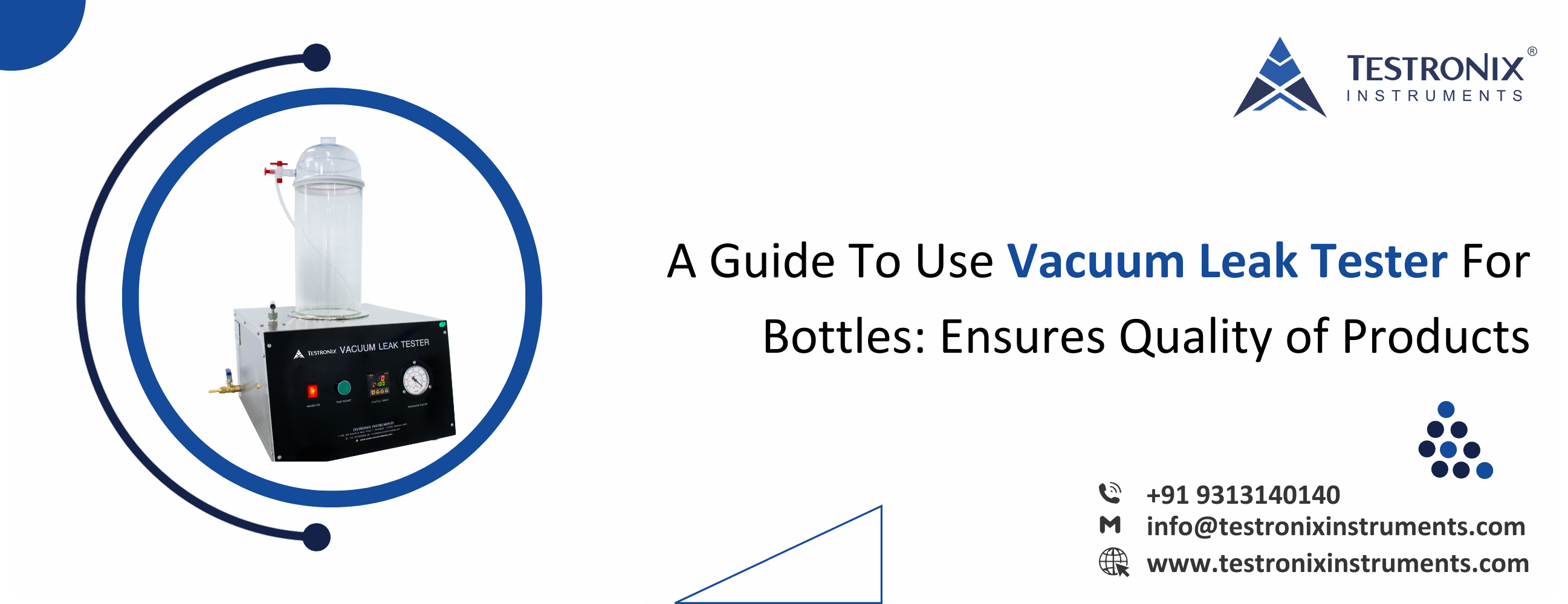 A guide to using vacuum leak tester for bottles: Ensures Quality of Products