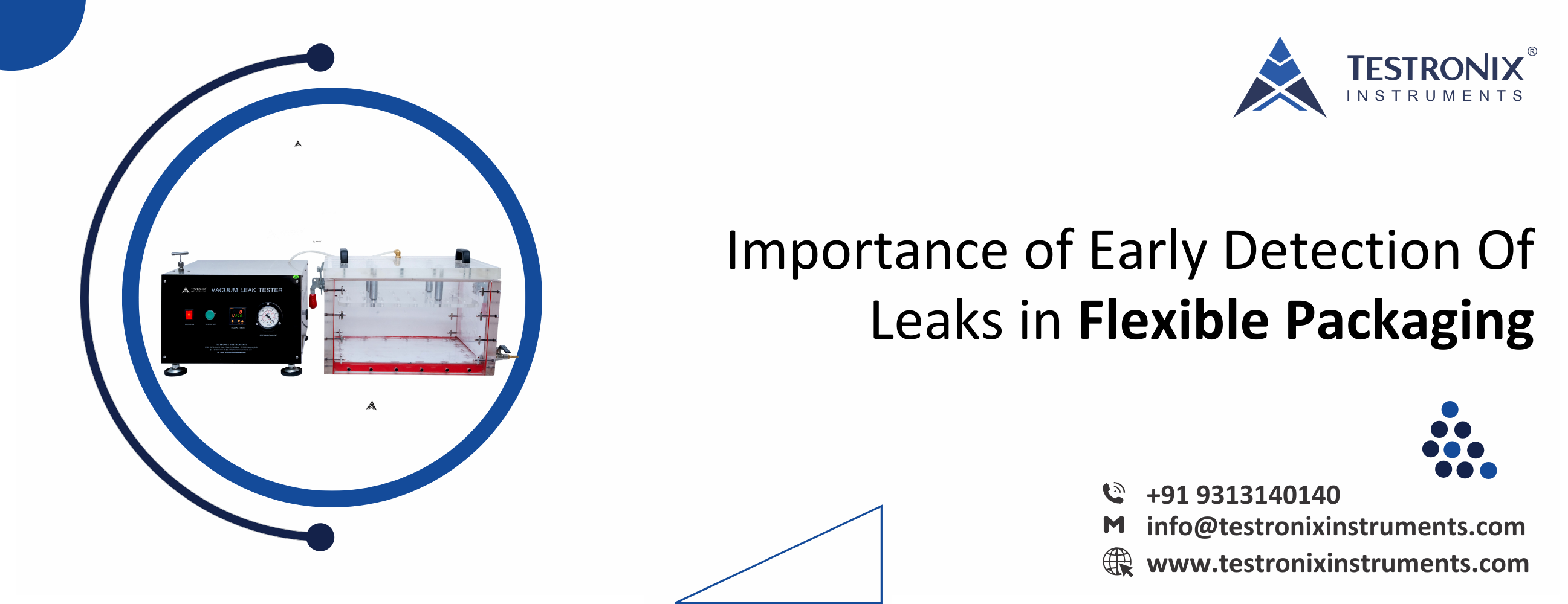 Importance of early detection of leaks in flexible packaging