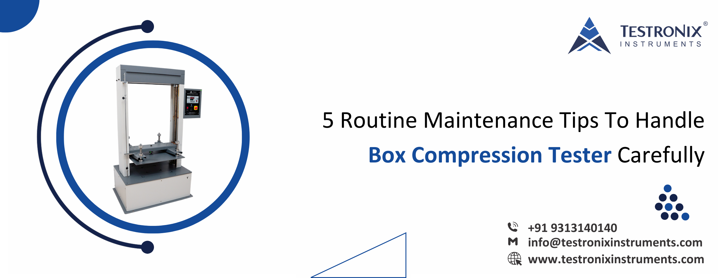 5 Routine maintenance tips to handle box compression tester carefully