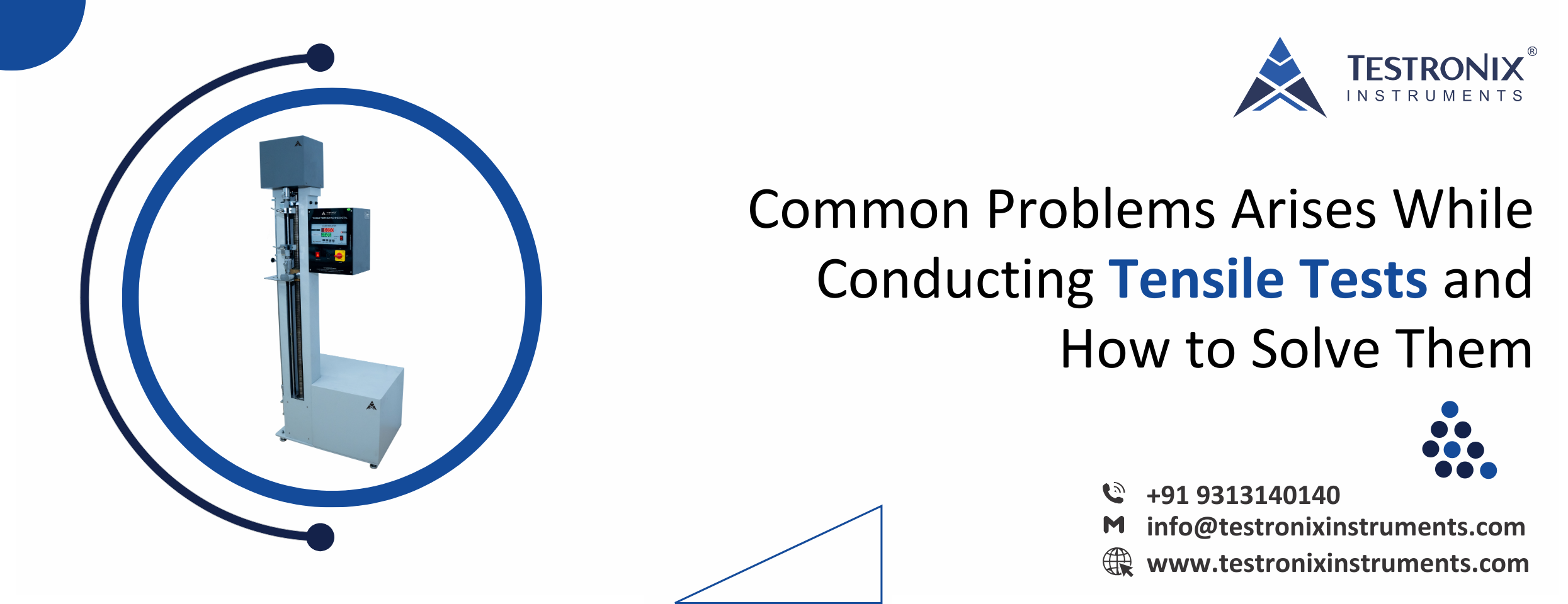 Common Problems Arises While Conducting Tensile Tests and How to Solve Them