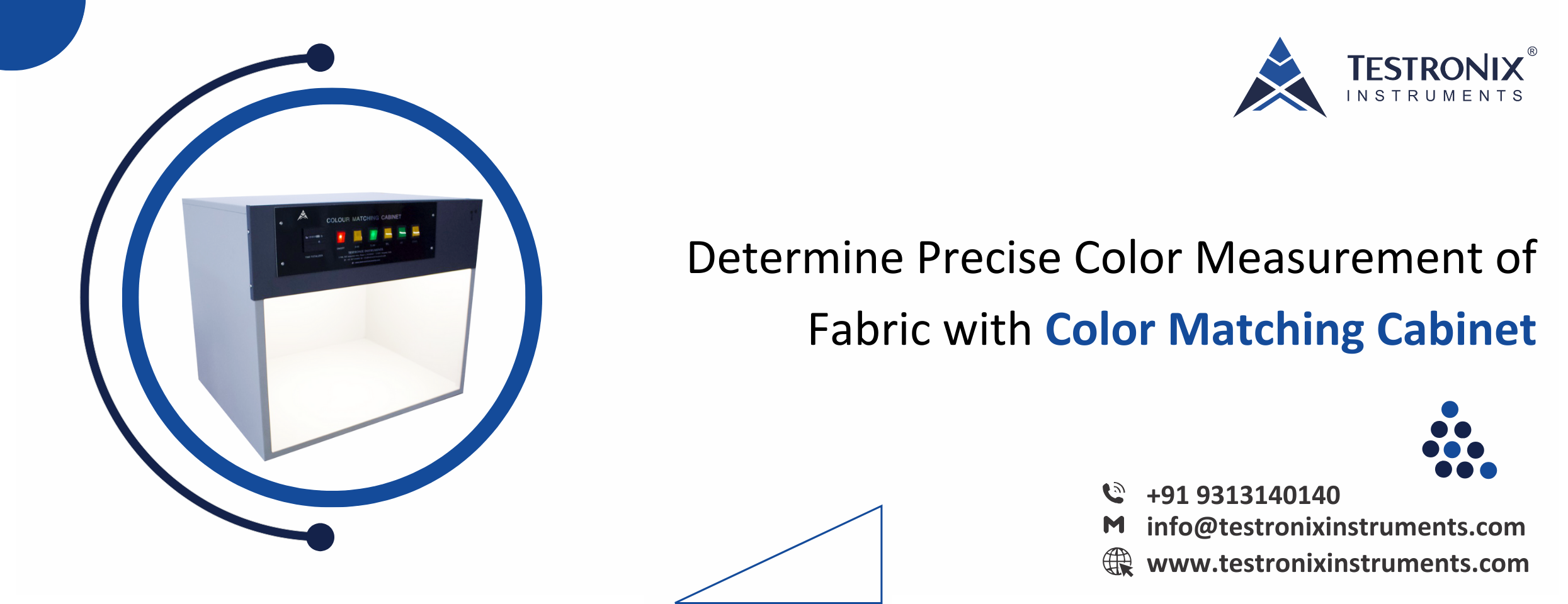 Determine Precise Color Measurement of Fabric with Color Matching Cabinet