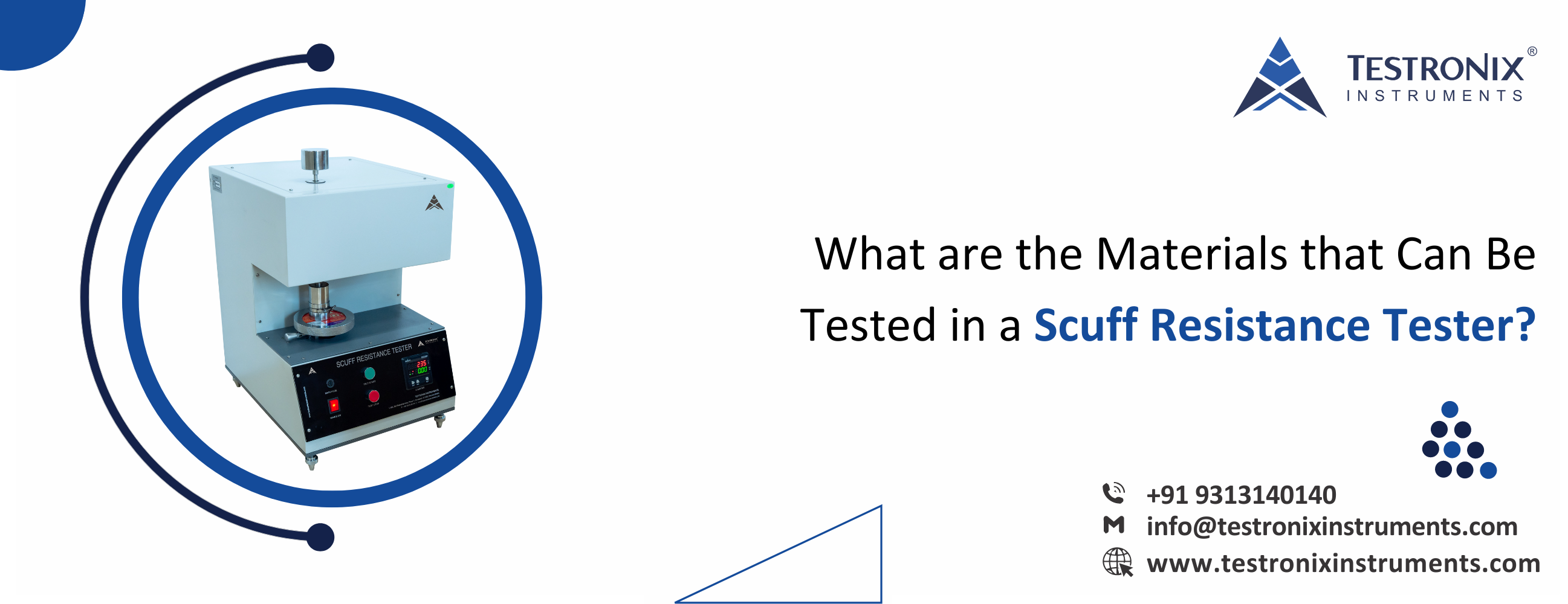 What are the Materials that Can Be Tested in a Scuff Resistance Tester?