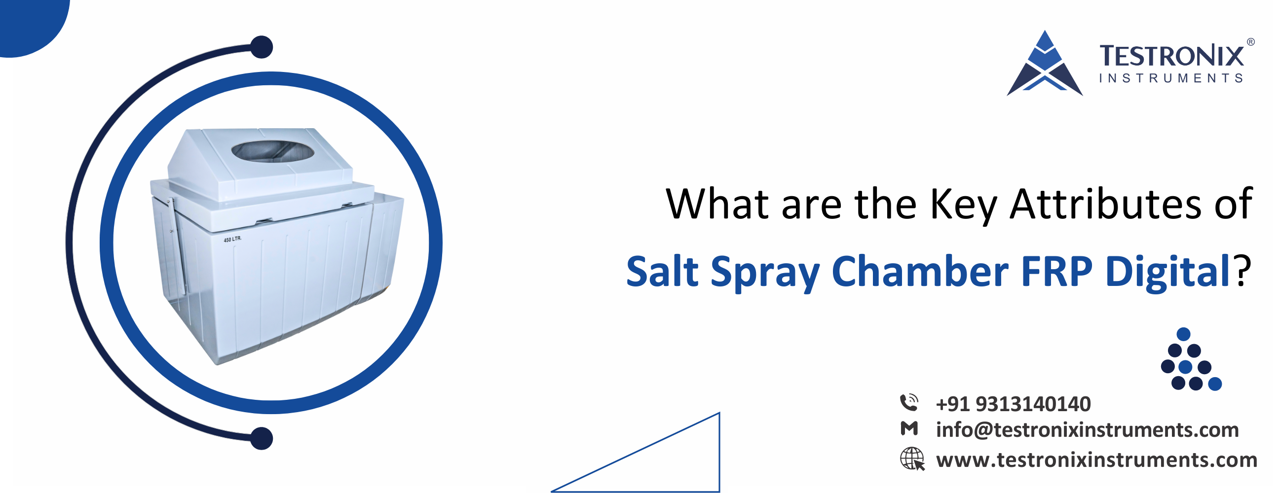 What are the Key Attributes of Salt Spray Chamber FRP Digital?