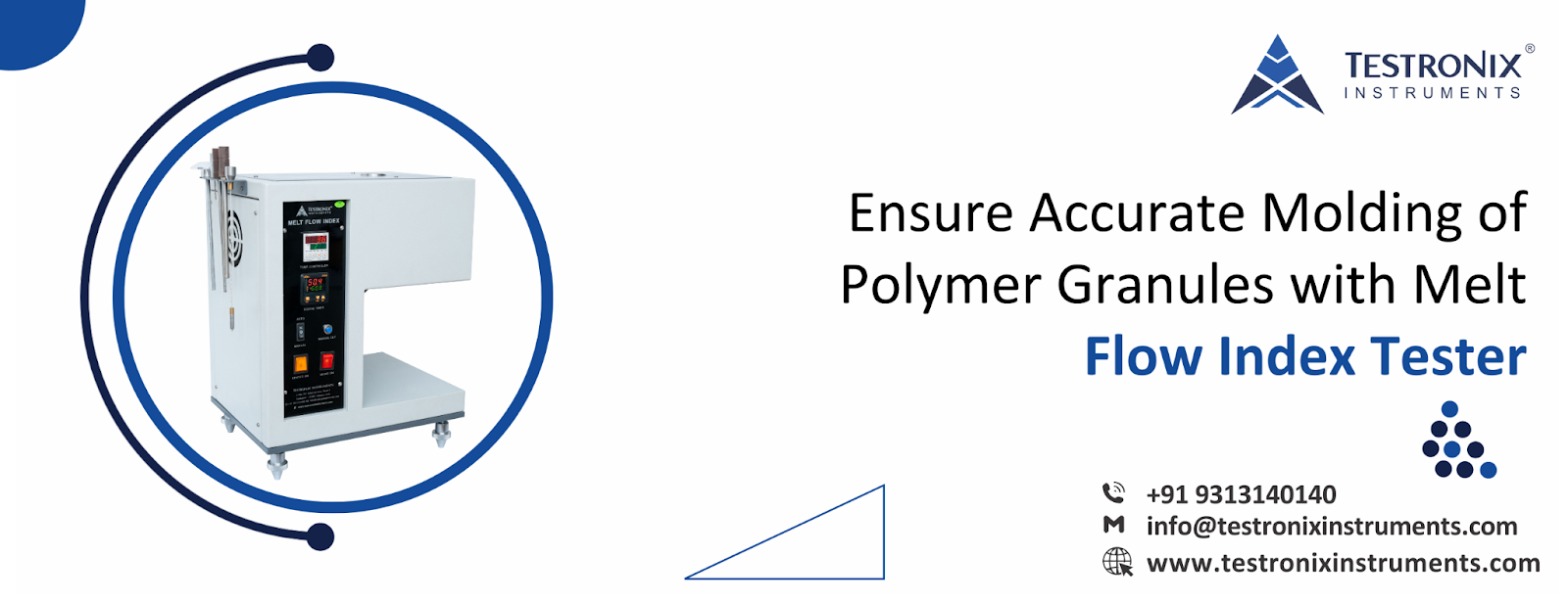 Ensure Accurate Molding of Polymer Granules with Melt Flow Index Tester