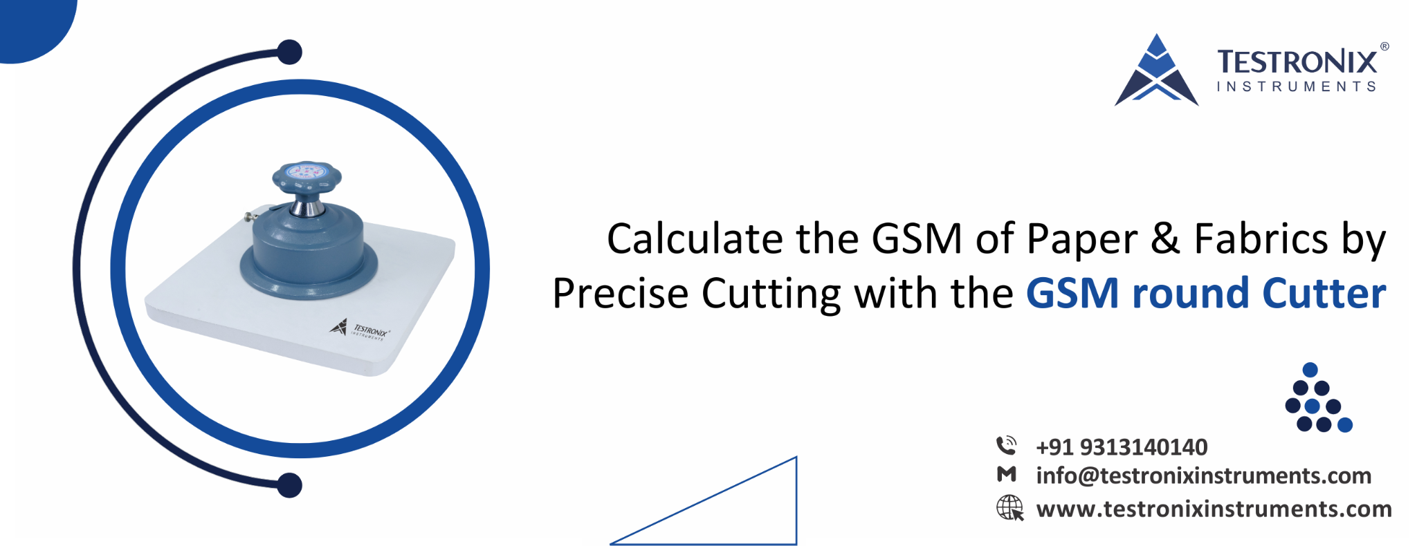 Calculate the GSM of Paper &amp; Fabrics by Precise Cutting with the GSM round Cutter