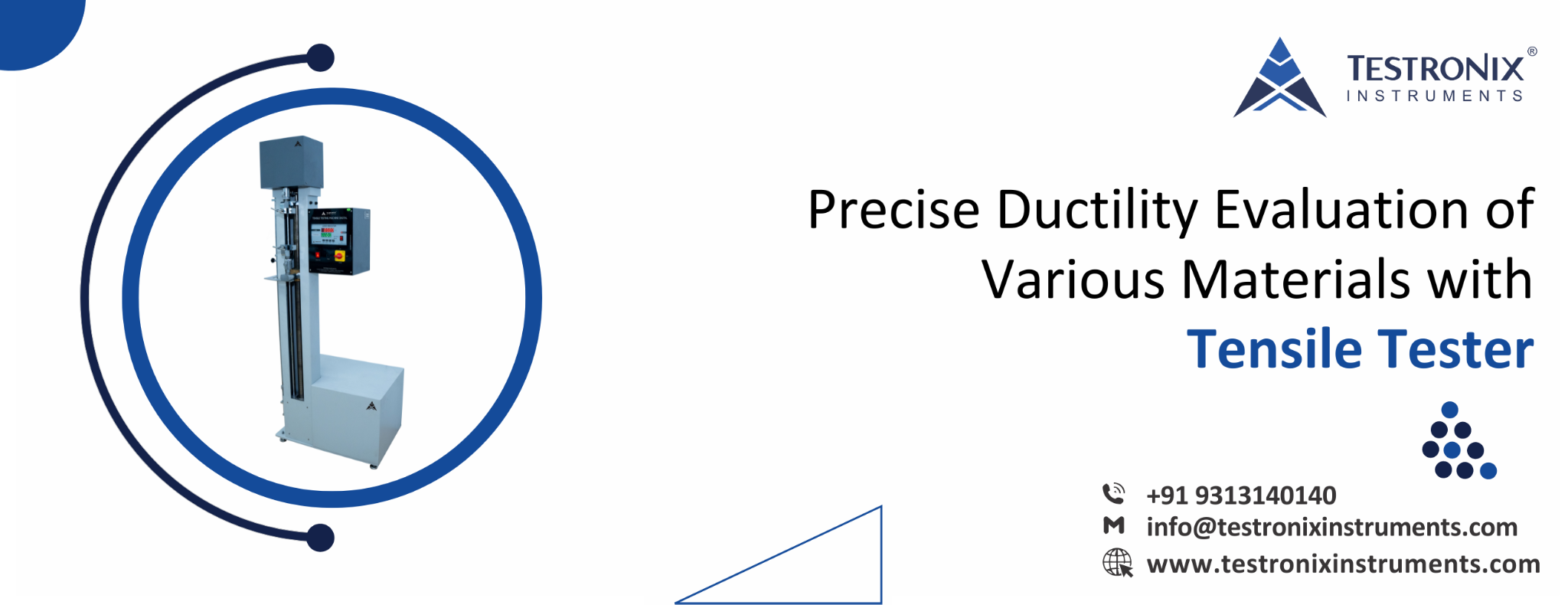 Precise Ductility Evaluation of Various Materials with Tensile Tester