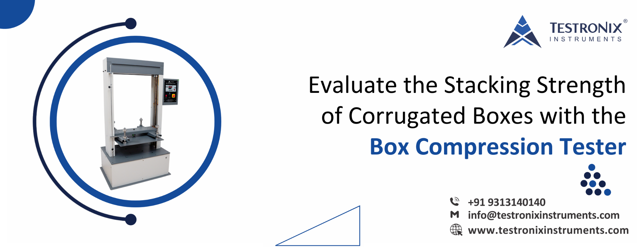 Evaluate the Stacking Strength of Corrugated Boxes with the Box Compression Tester