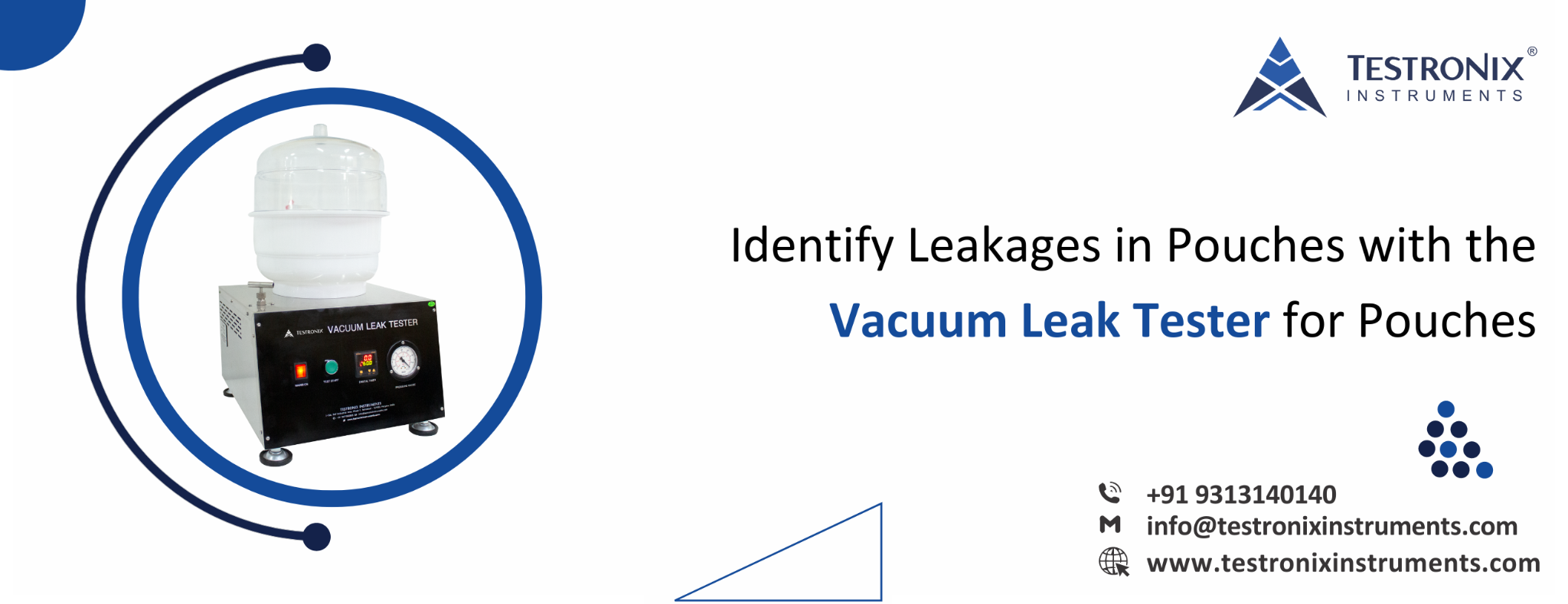 Identify Leakages in Pouches with the Vacuum Leak Tester for Pouches