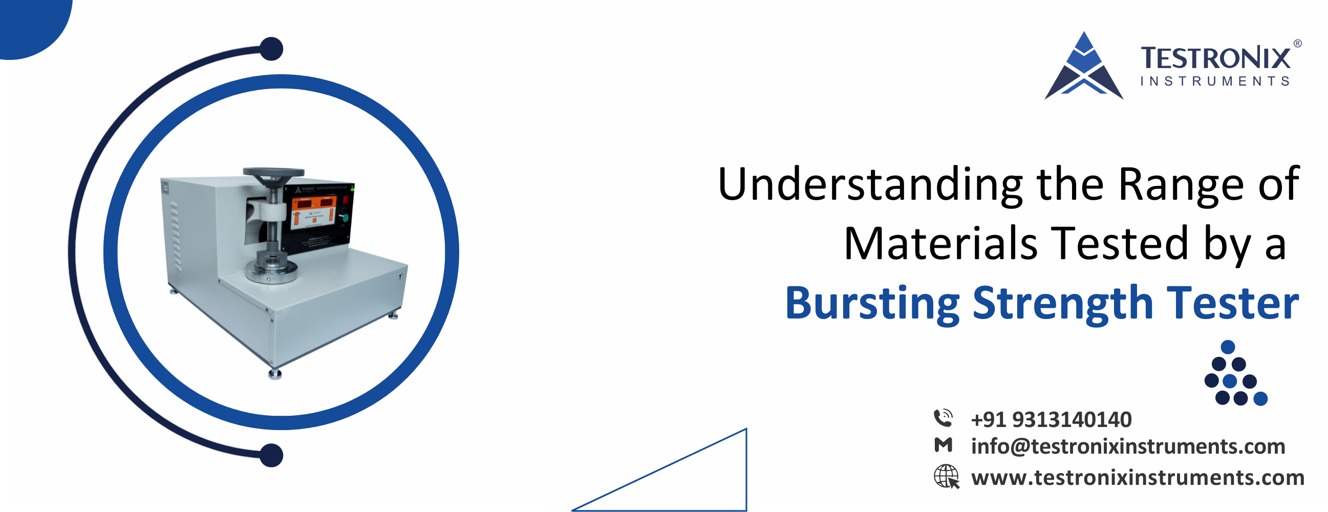 Understanding the Range of Materials Tested by a Bursting Strength Tester