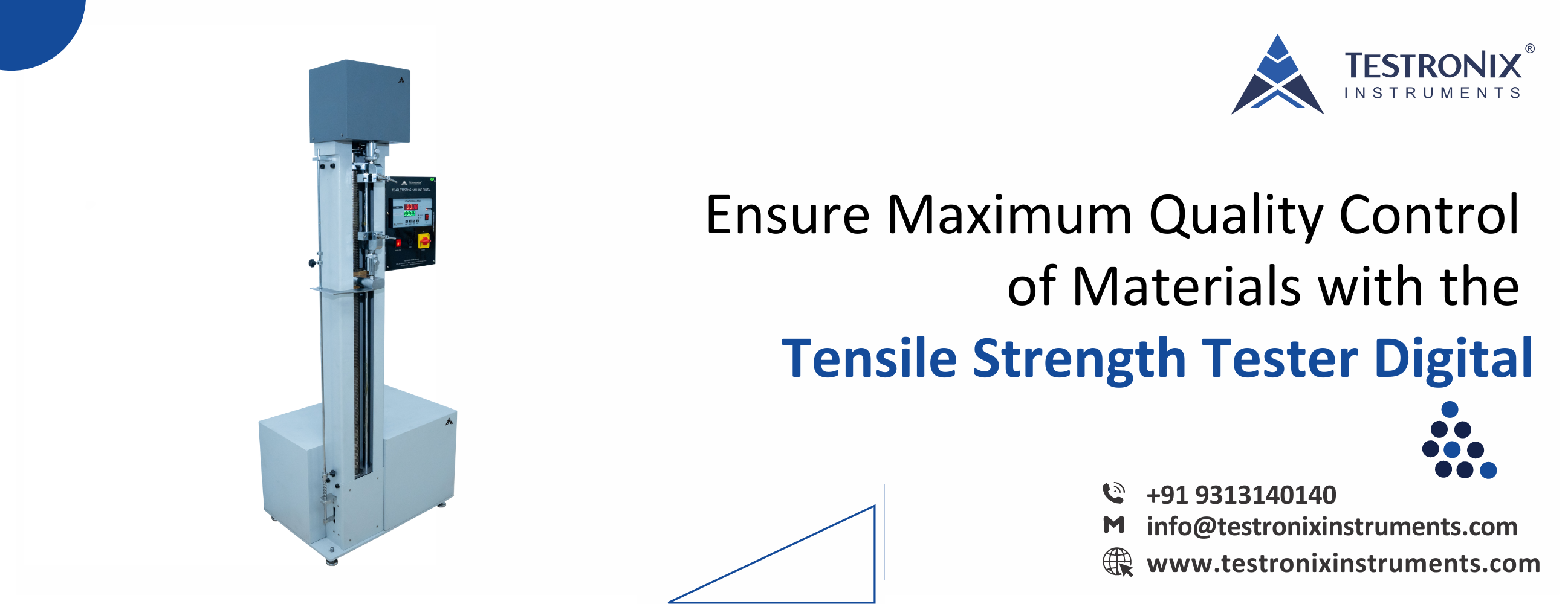 Ensure Maximum Quality Control of Materials with the Tensile Strength Tester Digital