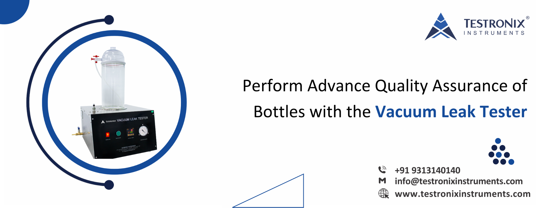 Perform Advance Quality Assurance of Bottles with the Vacuum Leak Tester
