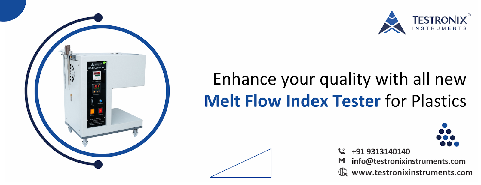 Enhance your quality with all new MFI Tester for Plastics