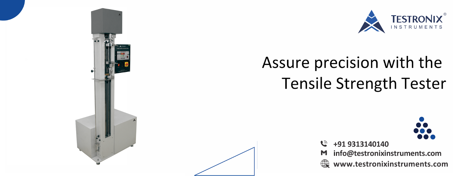 Assure precision with the tensile strength tester