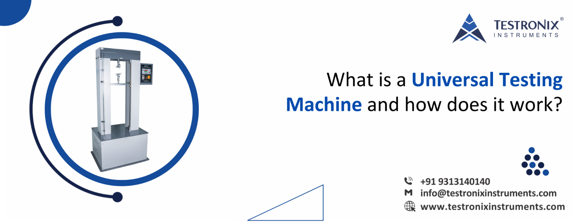 What is a universal testing machine and how does it work?
