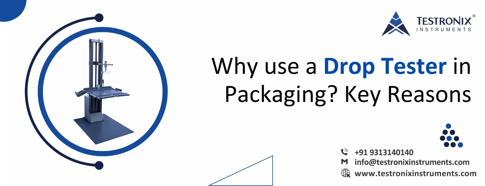 Why use a drop tester in packaging? Key reasons