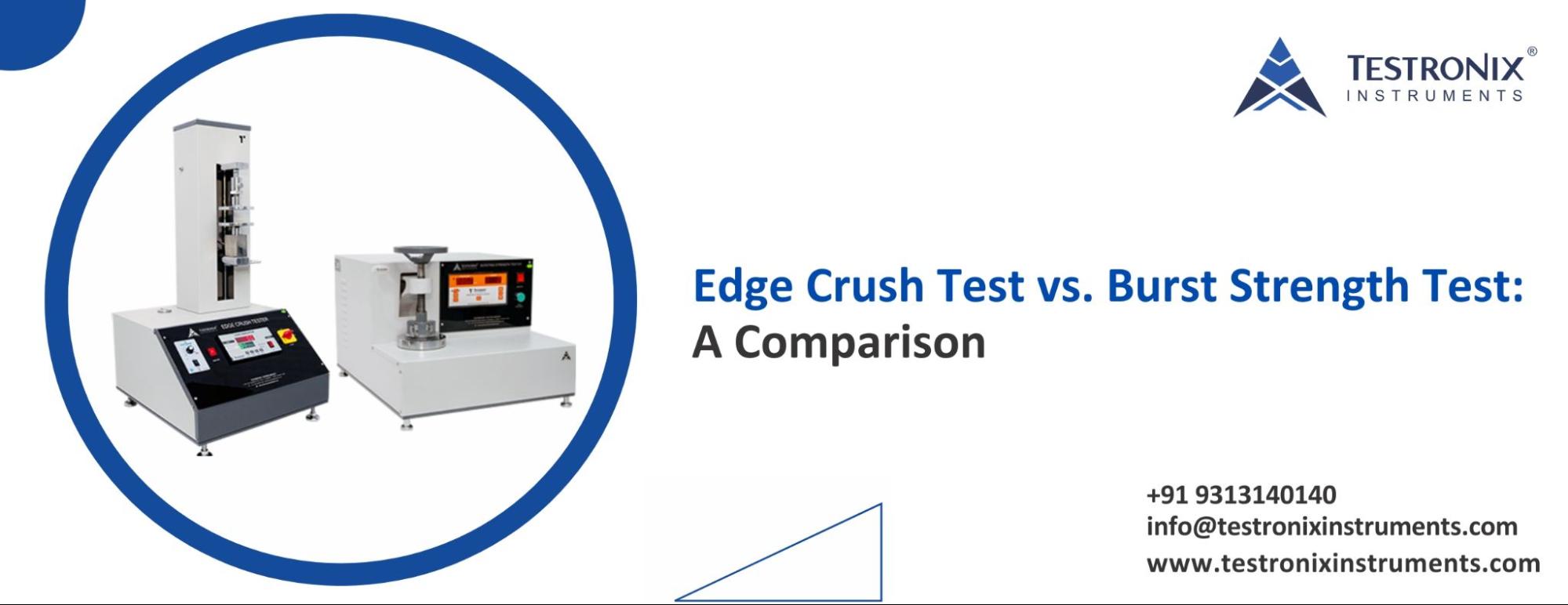 Edge crush test vs. Burst strength test: a comparison