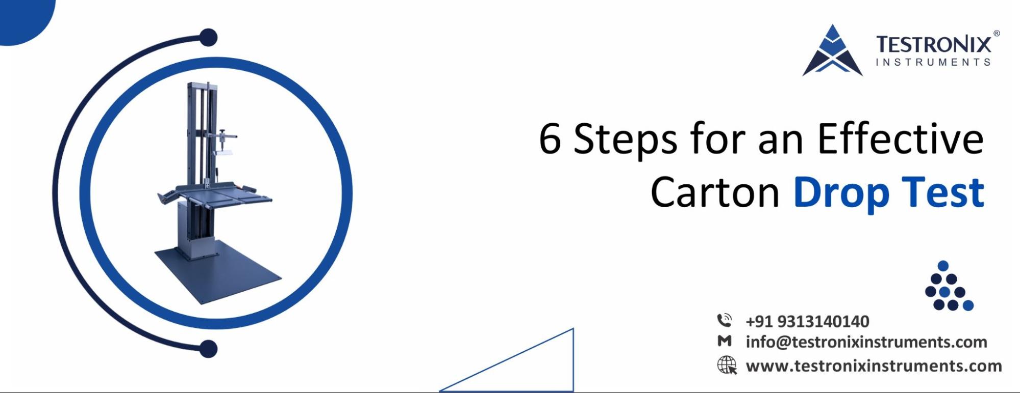 6 Steps for an effective carton drop test