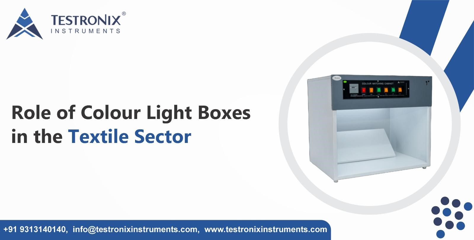 Role of Colour Light Boxes in the Textile Sector