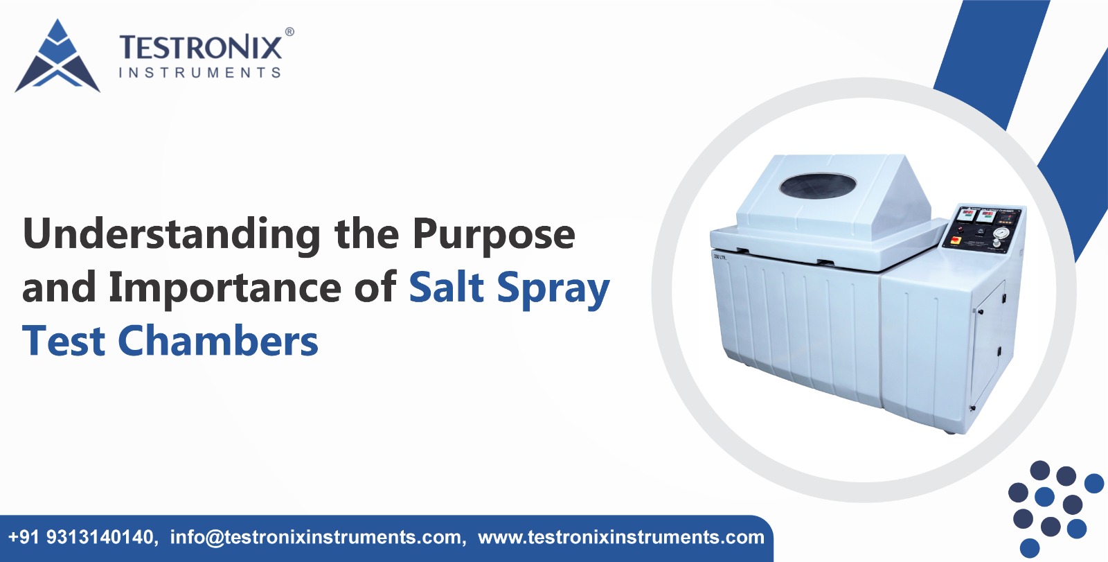Understanding the purpose and importance of salt spray test chamber
