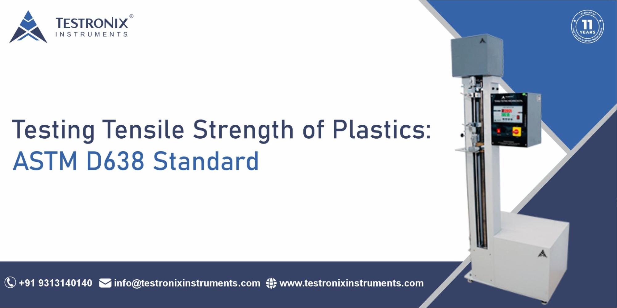 Testing Tensile Strength of Plastics: ASTM D638 Standard