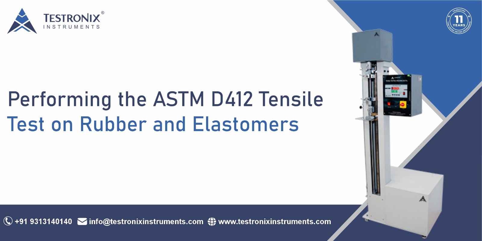 Performing the ASTM D412 Tensile Test on Rubber and Elastomers