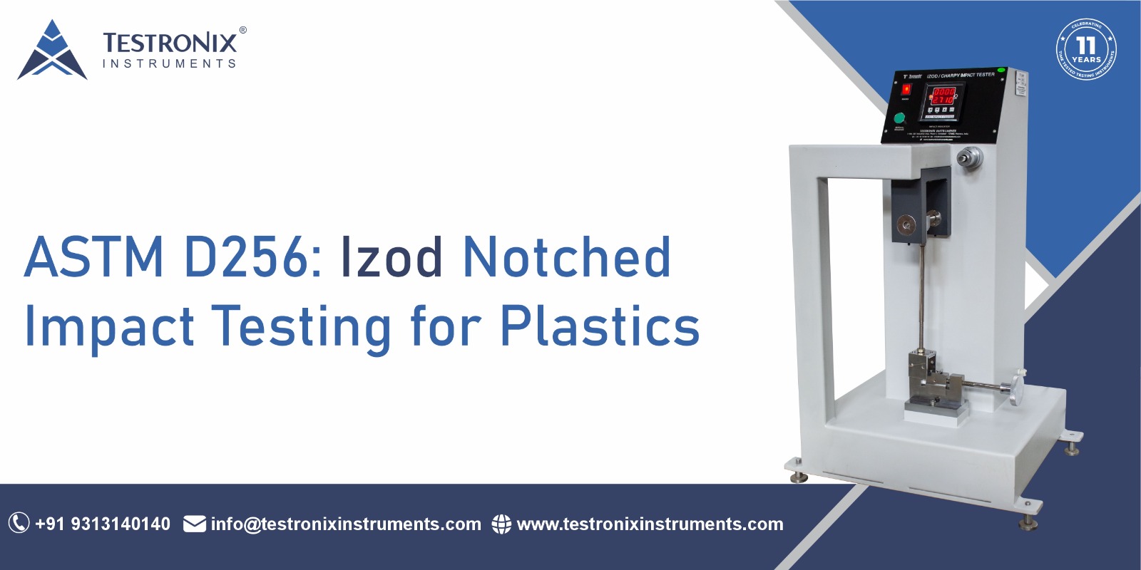 ASTM D256: Izod Notched Impact Testing for Plastics