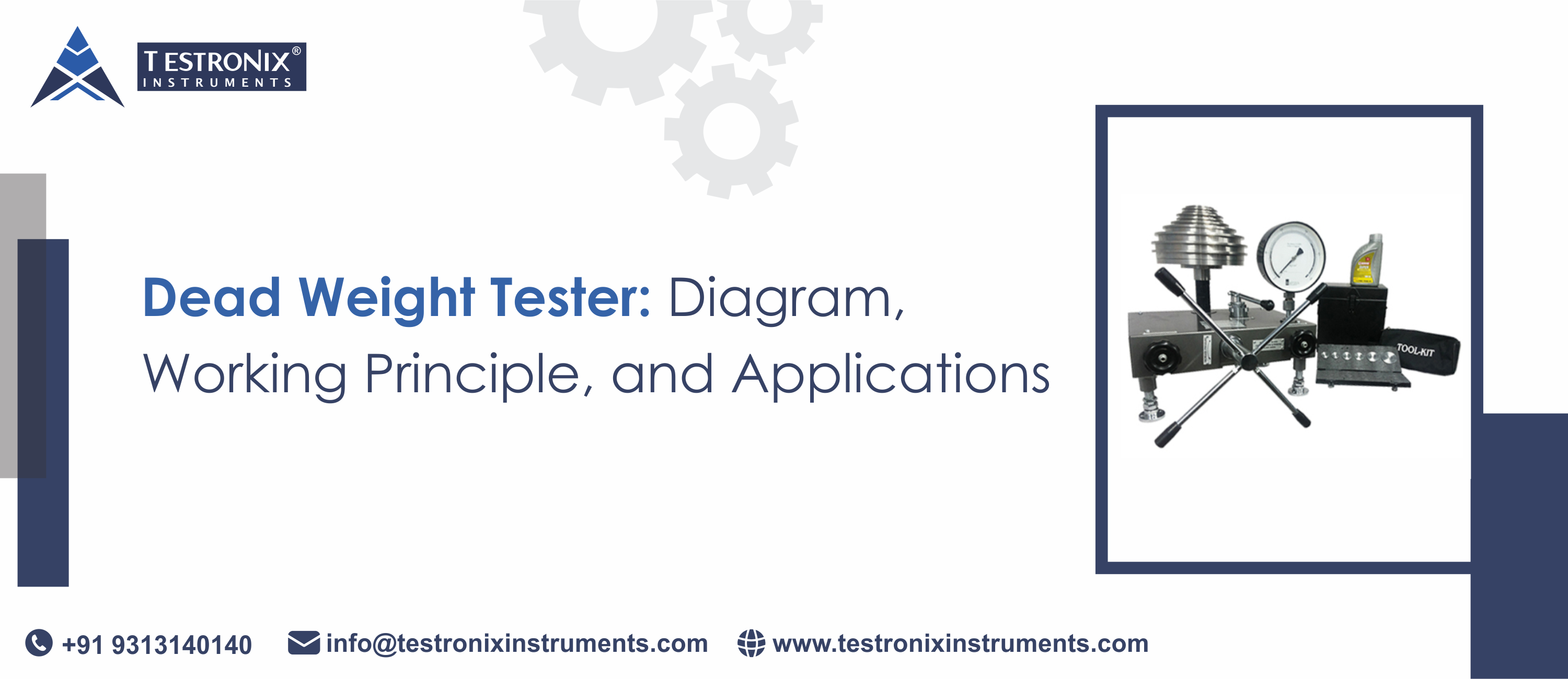 Dead Weight Tester: Diagram, Working Principle, and Applications