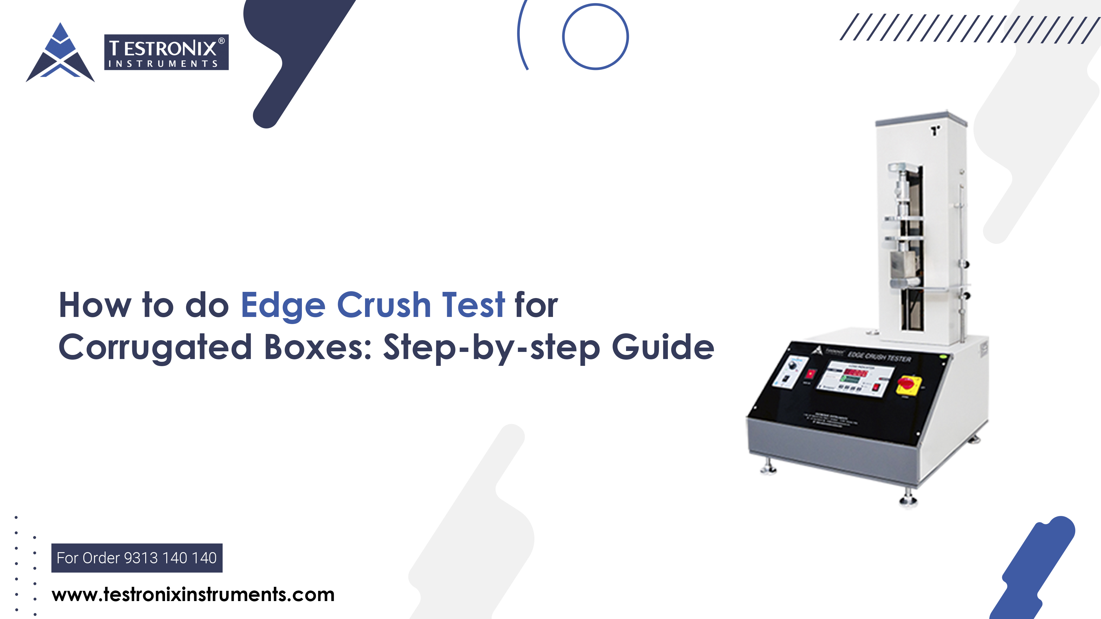 How to do Edge Crush Test for Corrugated Boxes: Step-by-step Guide