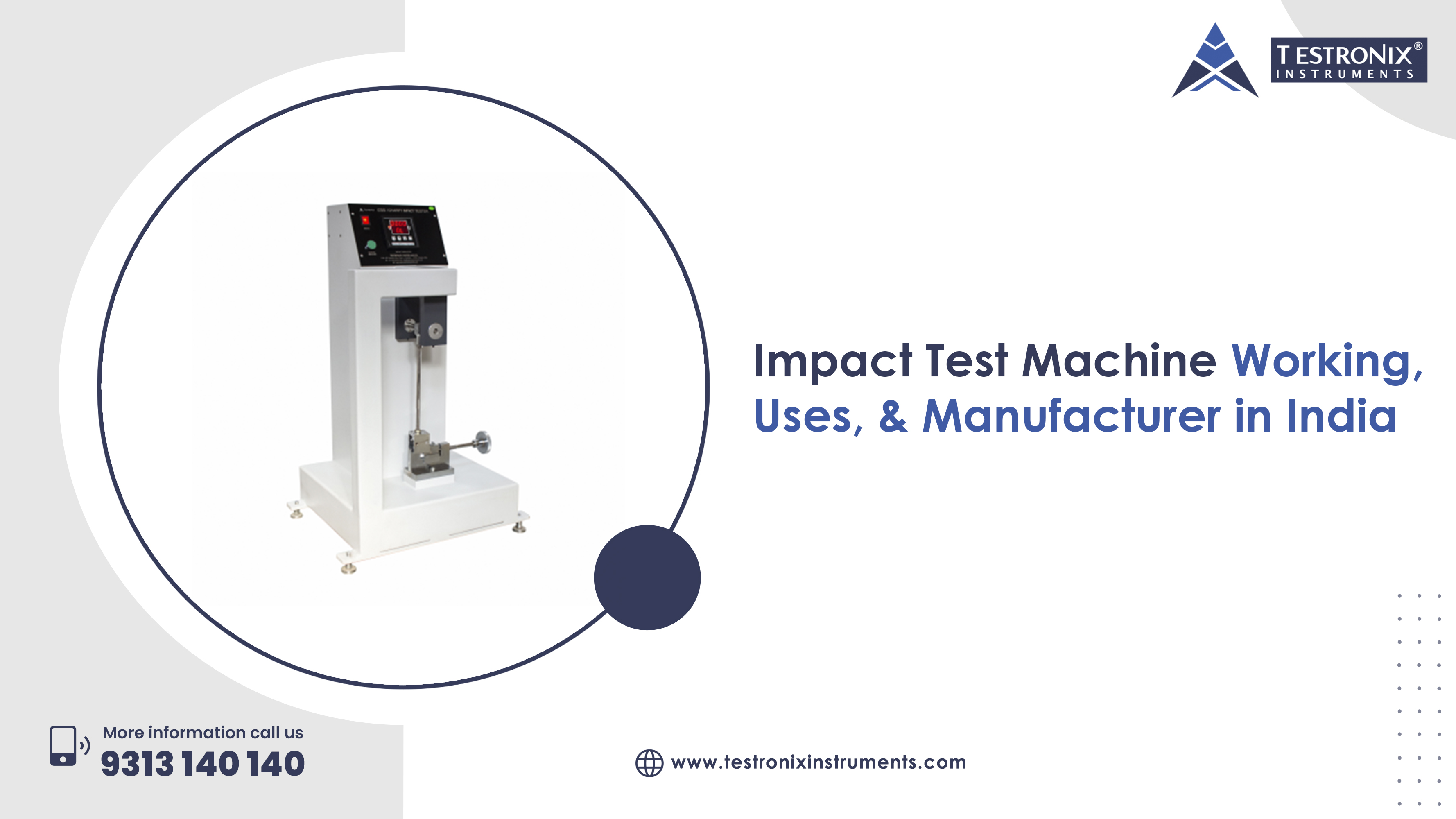 Impact Test Machine Working, Uses, &amp; Manufacturer in India
