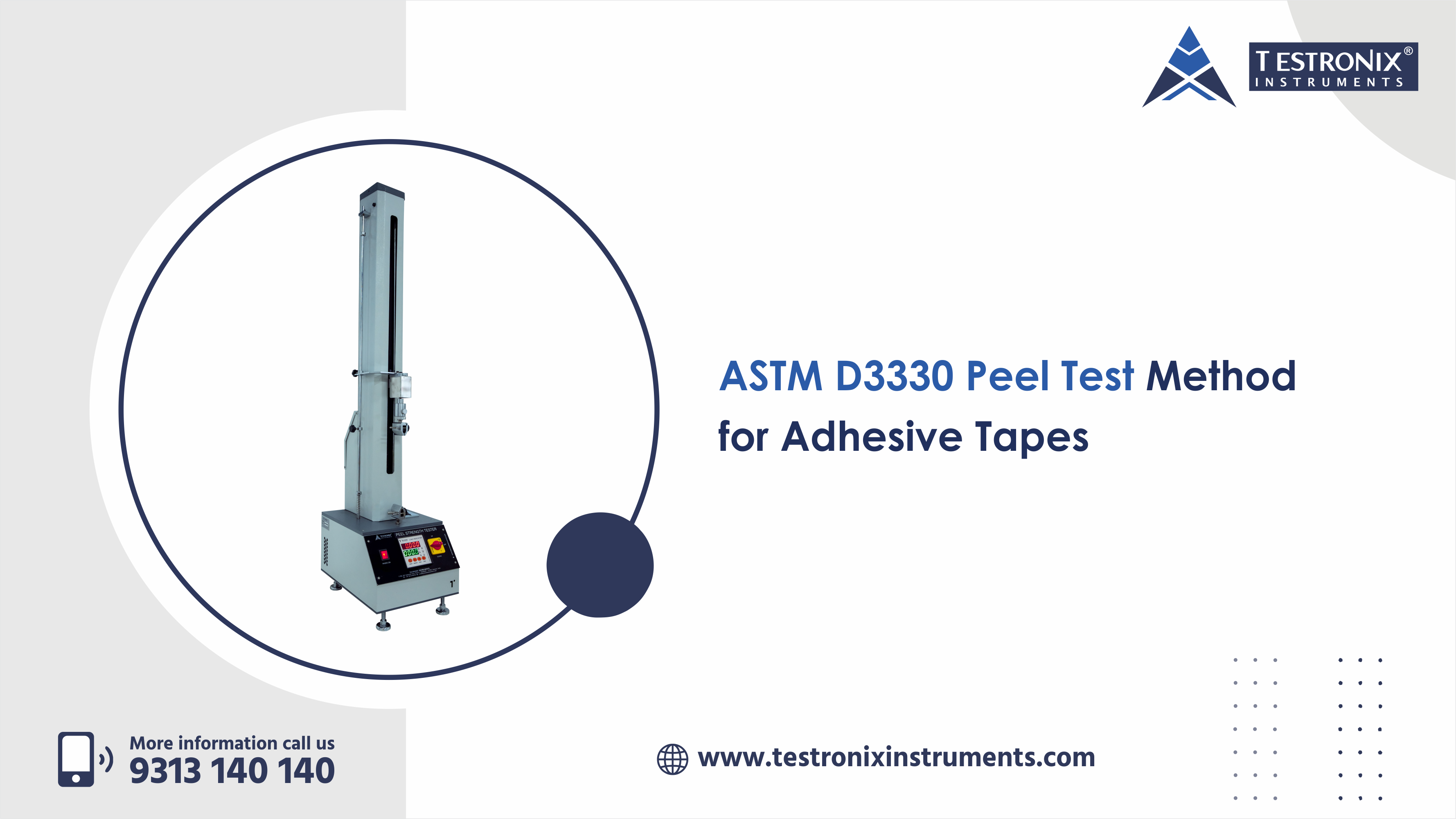 ASTM D3330 Peel Test Method for Adhesive Tapes