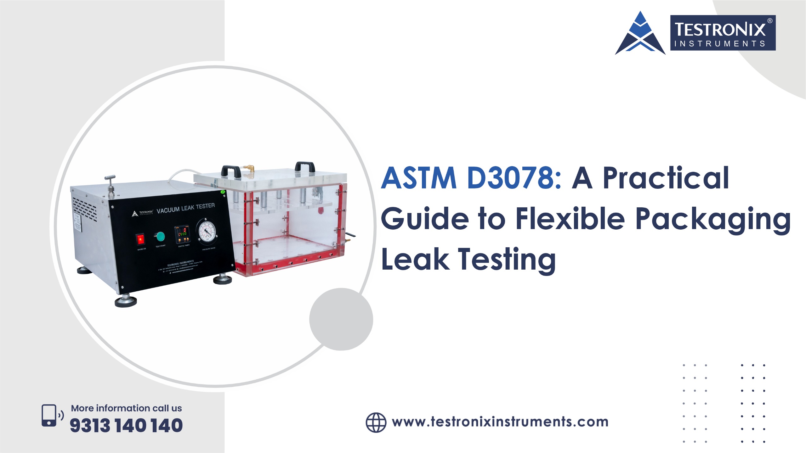 ASTM D3078: A Practical Guide to Flexible Packaging Leak Testing