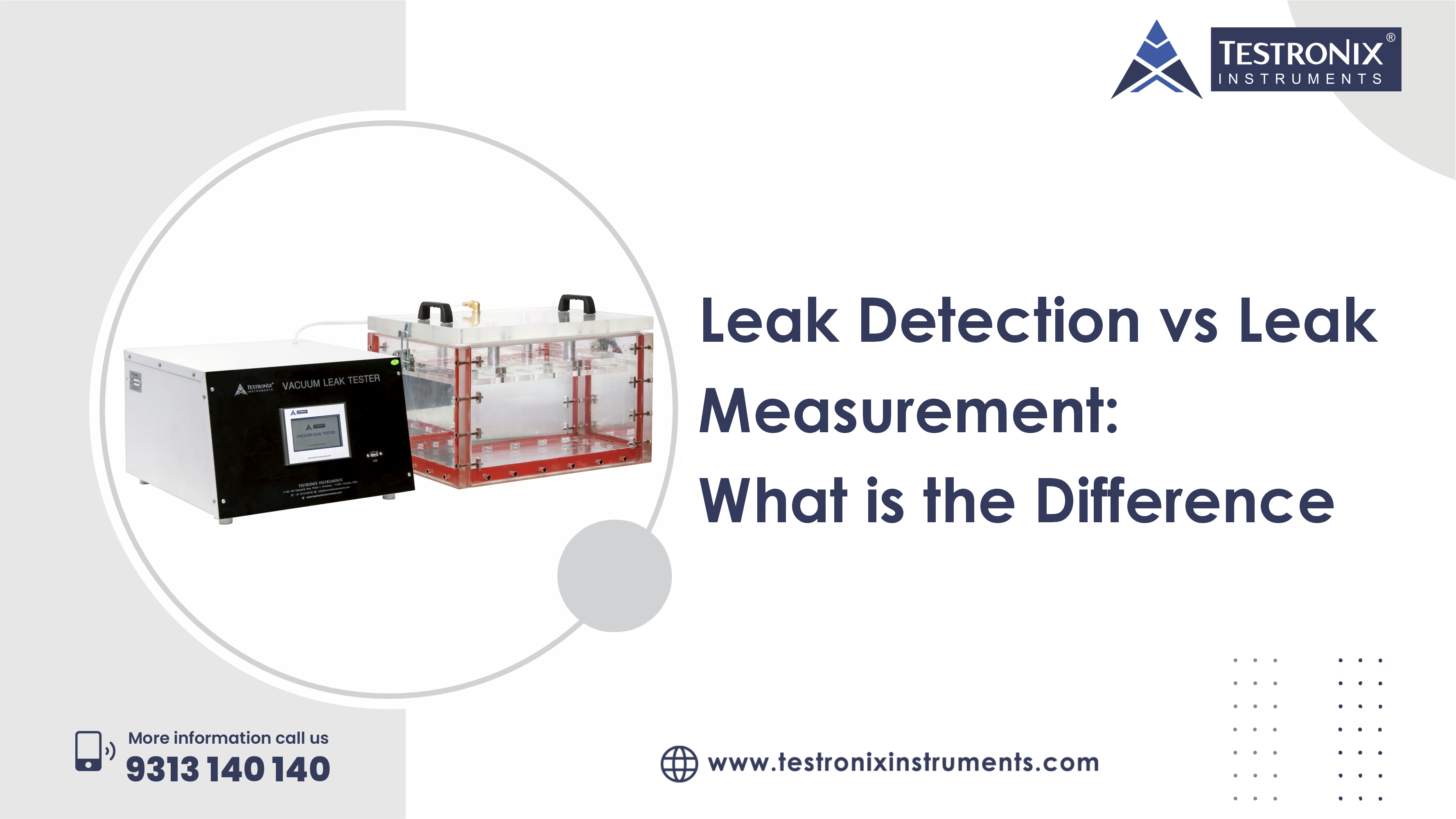 Leak Detection vs Leak Measurement: What is the Difference