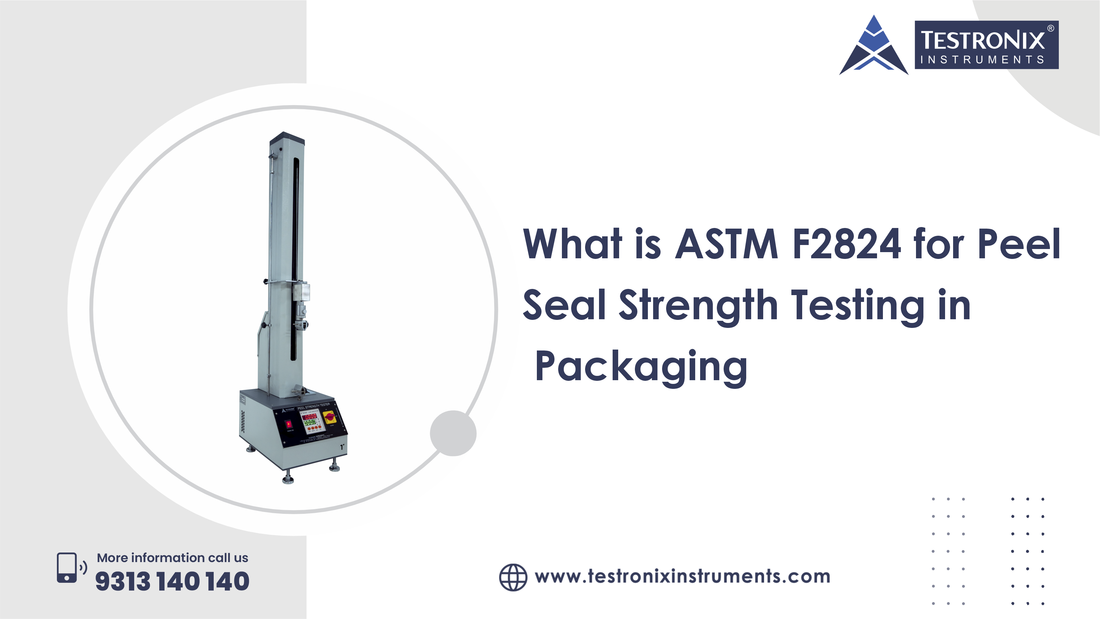 What is ASTM F2824 for Peel Seal Strength Testing in Packaging