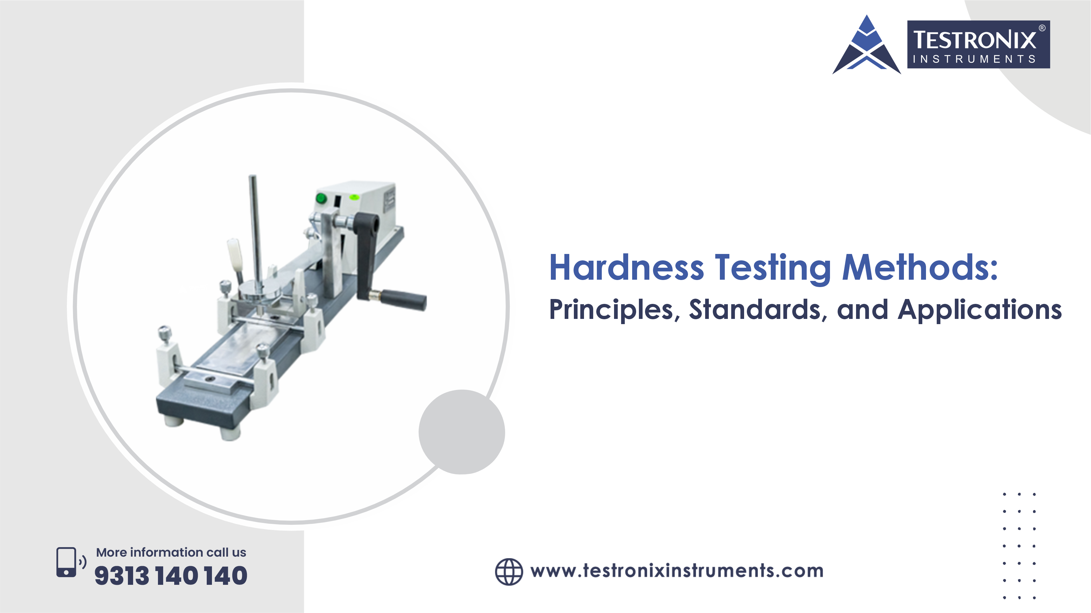 Hardness Testing Methods: Principles, Standards, and Applications