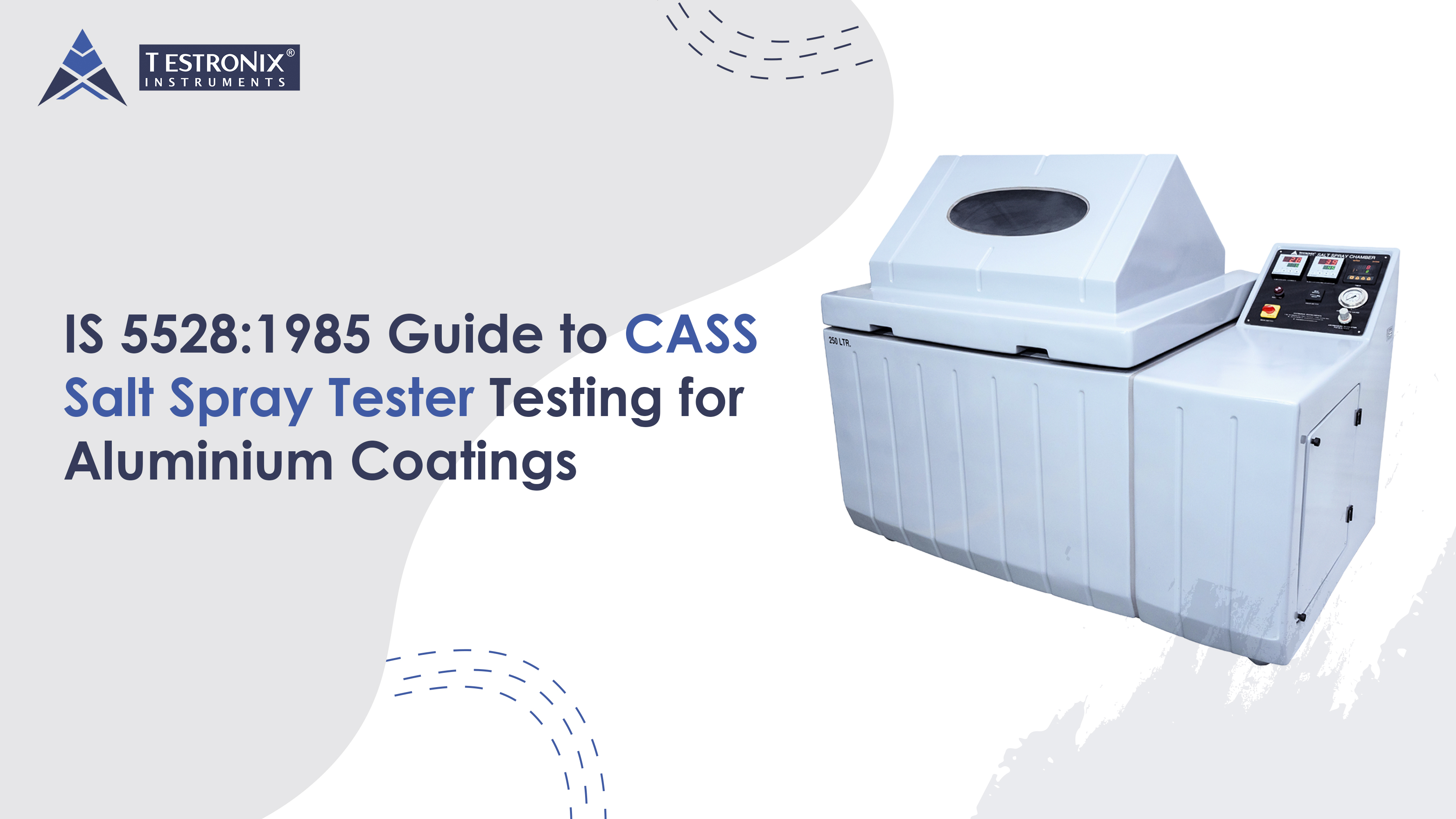 IS 5528:1985 Guide to CASS Salt Spray Testing for Aluminium Coatings