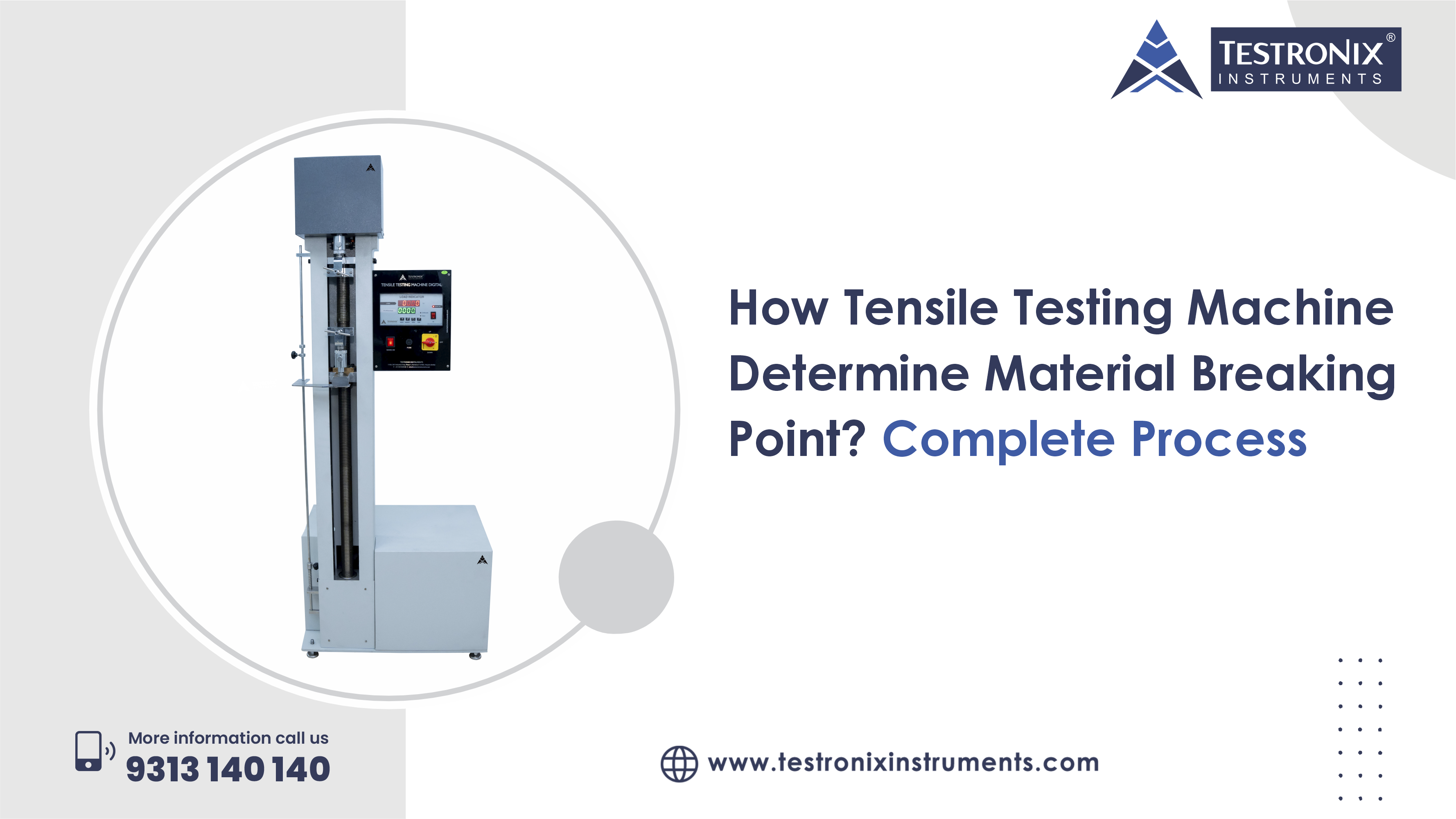 How Tensile Testing Machine Determines Material Breaking Point? Complete Process