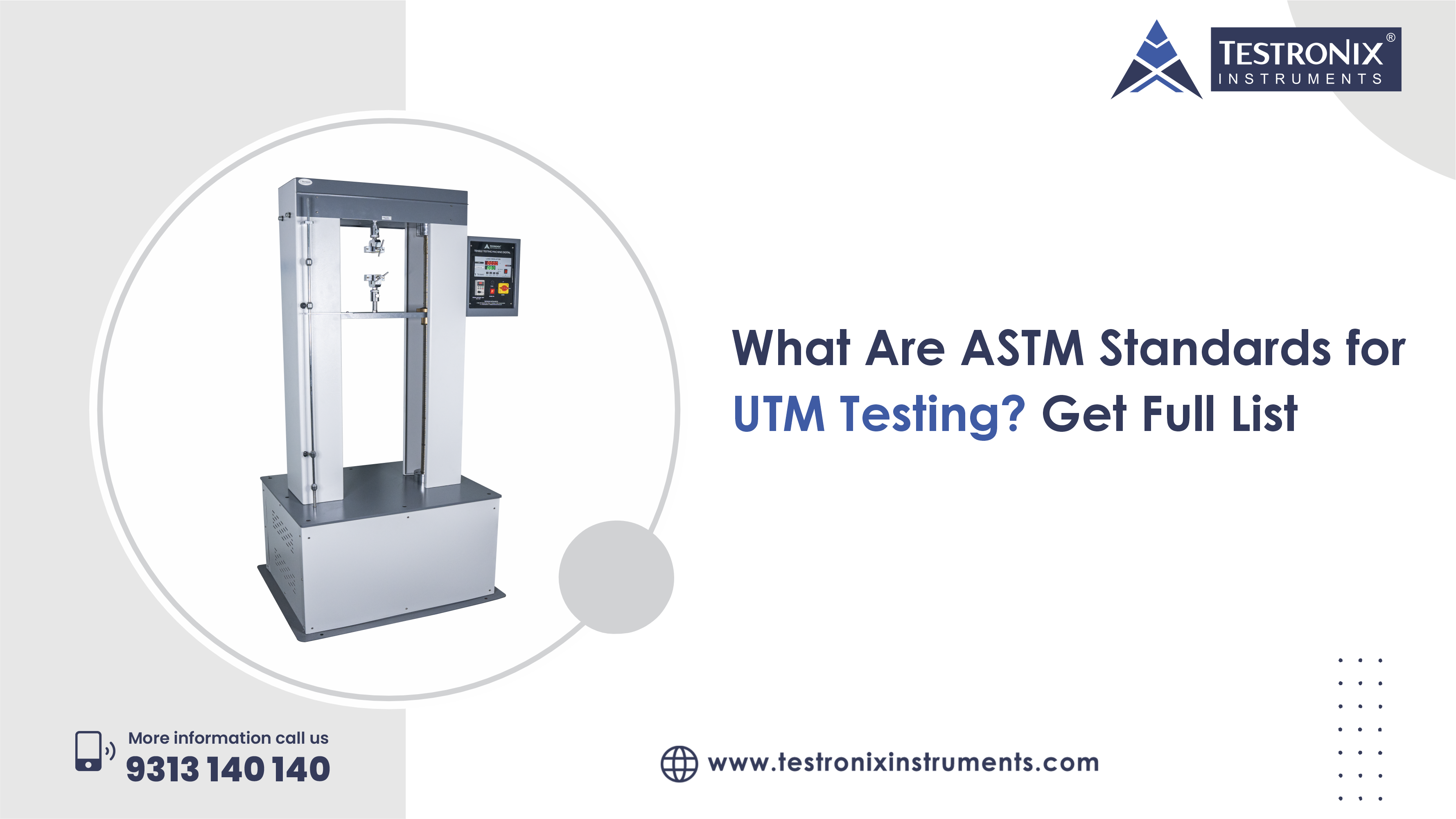 What Are ASTM Standards for UTM Testing? Get Full List