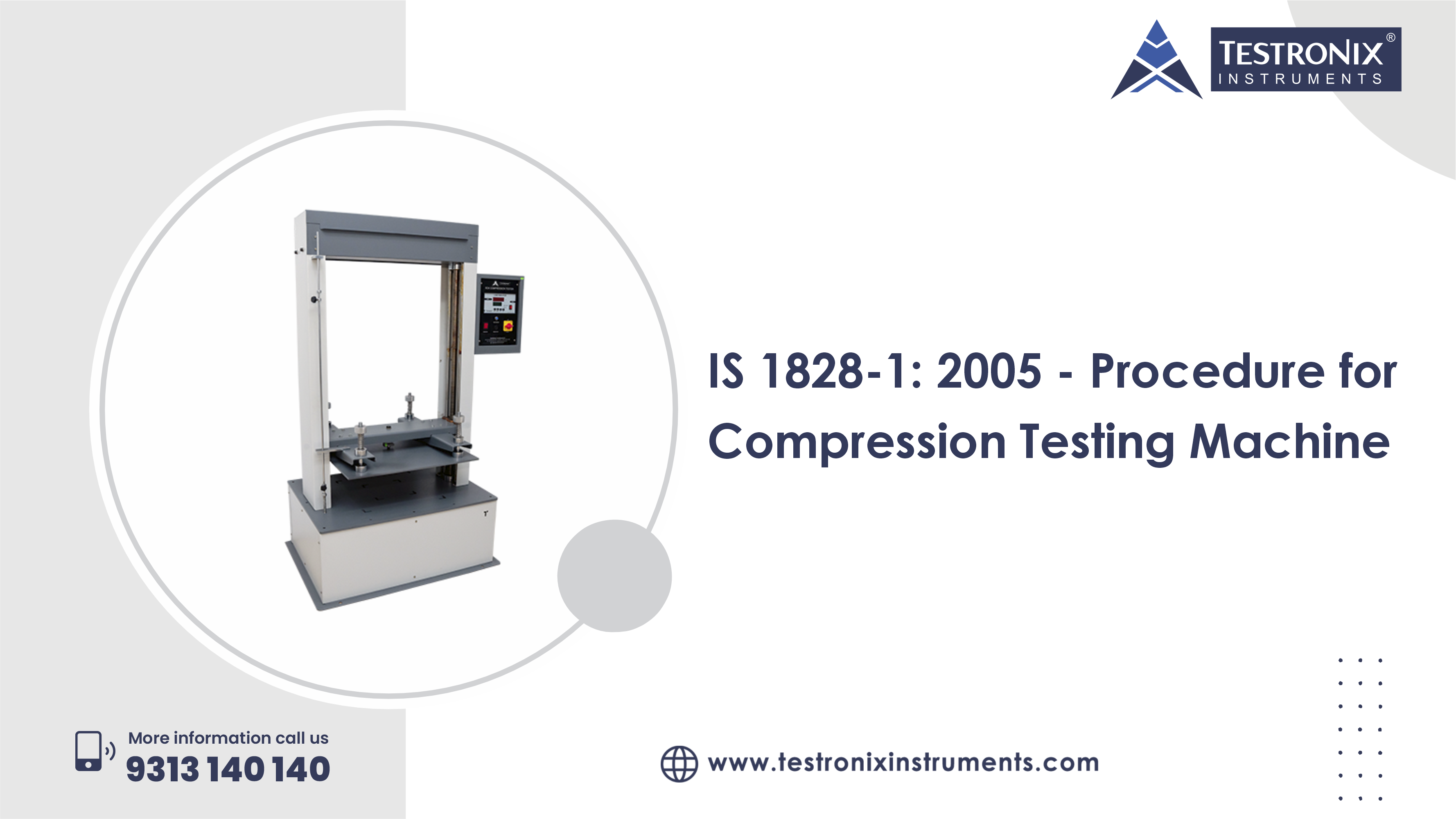 IS 1828-1:2005 - Procedure for Compression Testing Machine