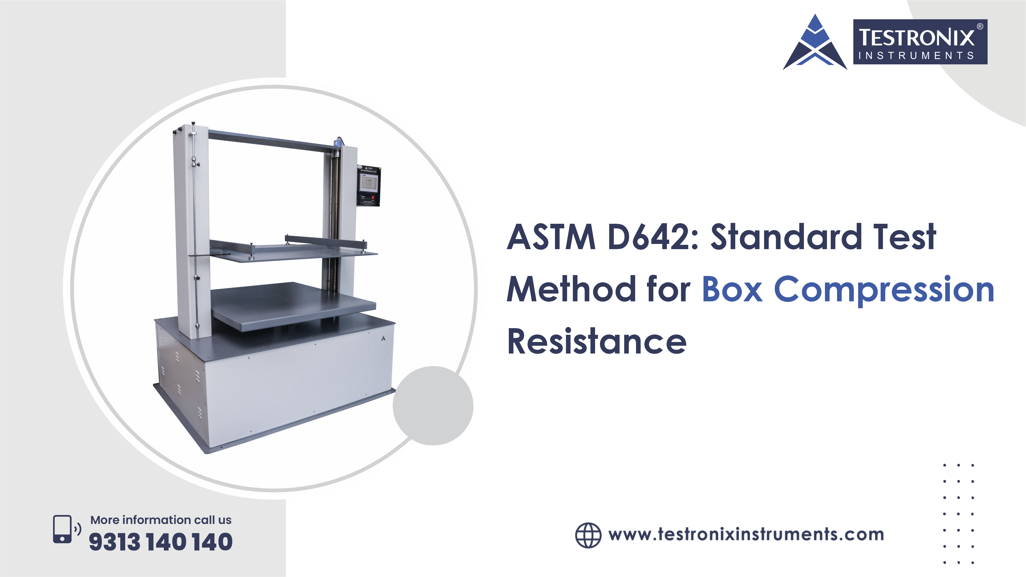 ASTM D642: Standard Test Method for Box Compression Resistance