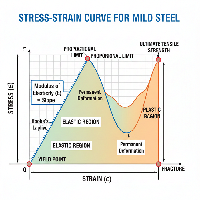 Modulus of Elasticity of Popular Industrial Materials