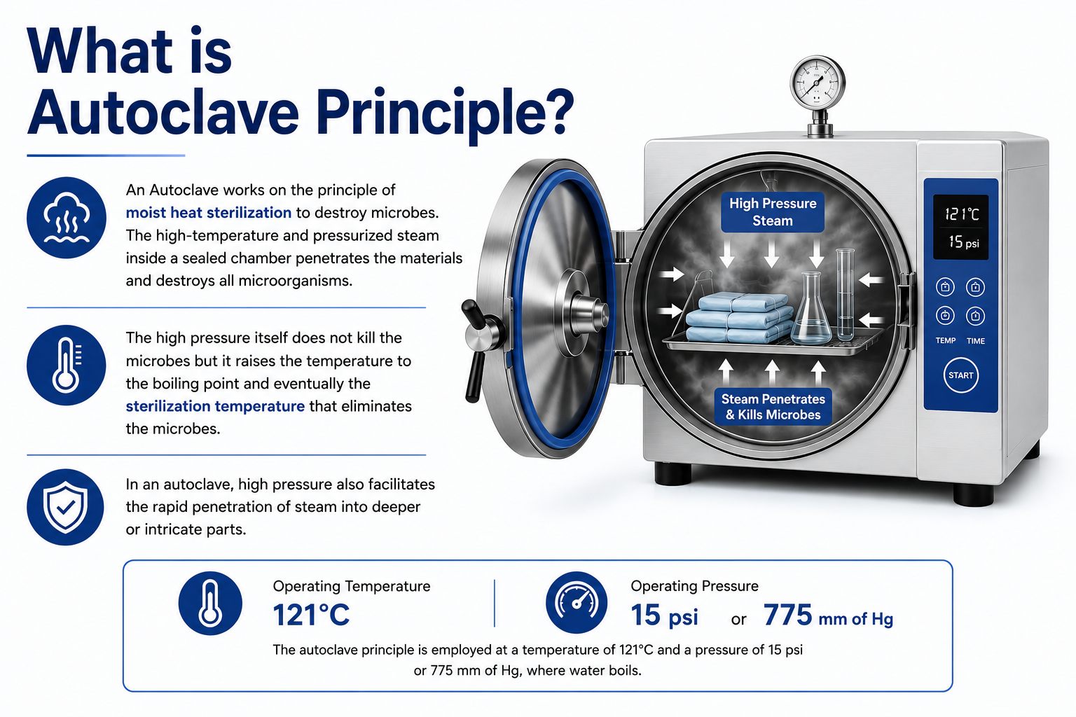 What is Autoclave Principle