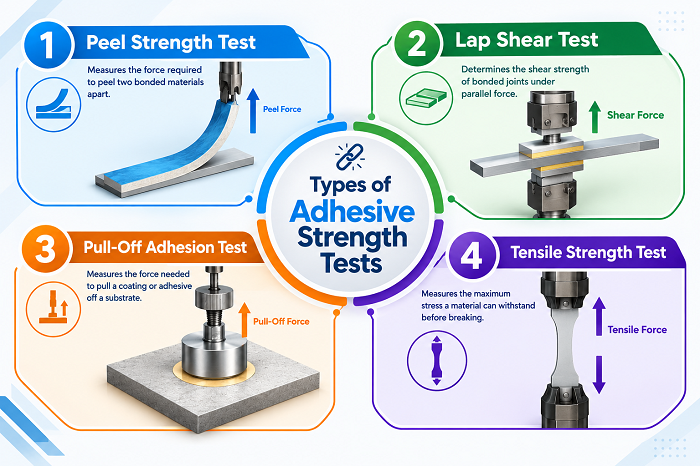 Types of Adhesive Strength Tests